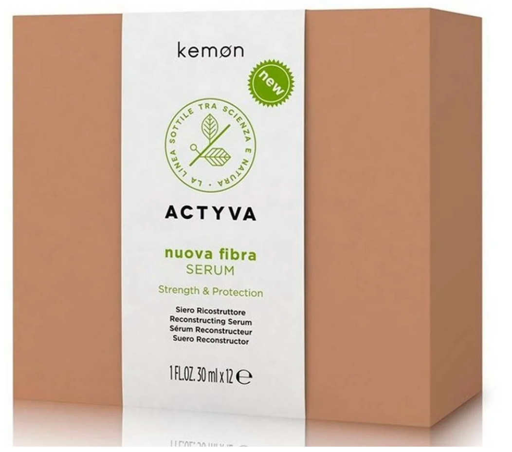 Kemon - Actyva - Nuova 섬유 세럼, 12 x 30 ml 