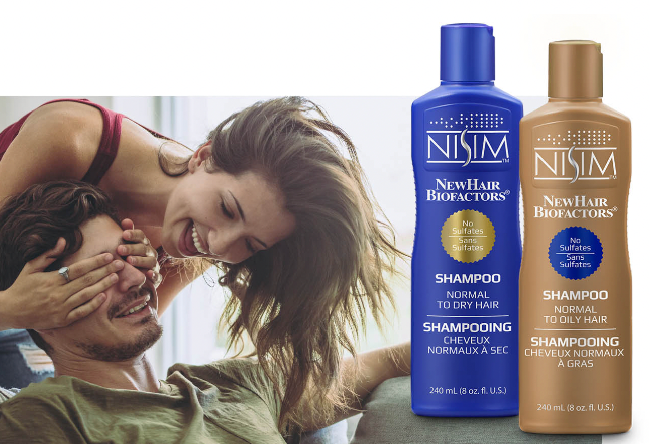 Nisim NewHair Biofactors shampoo for normal to dry hair