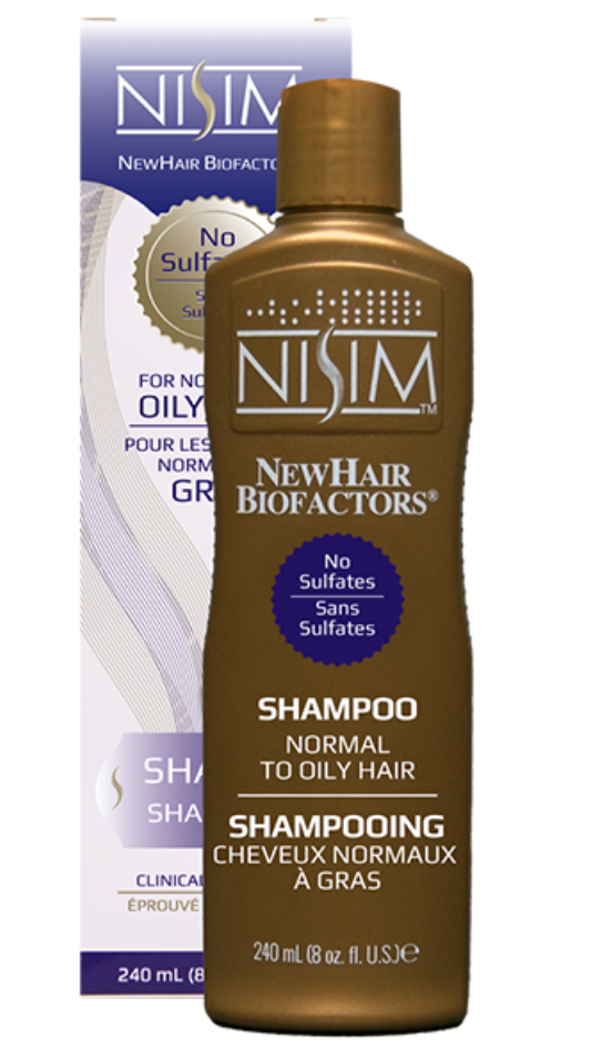 Nisim NewHair Biofactors shampooing cheveux normaux à gras