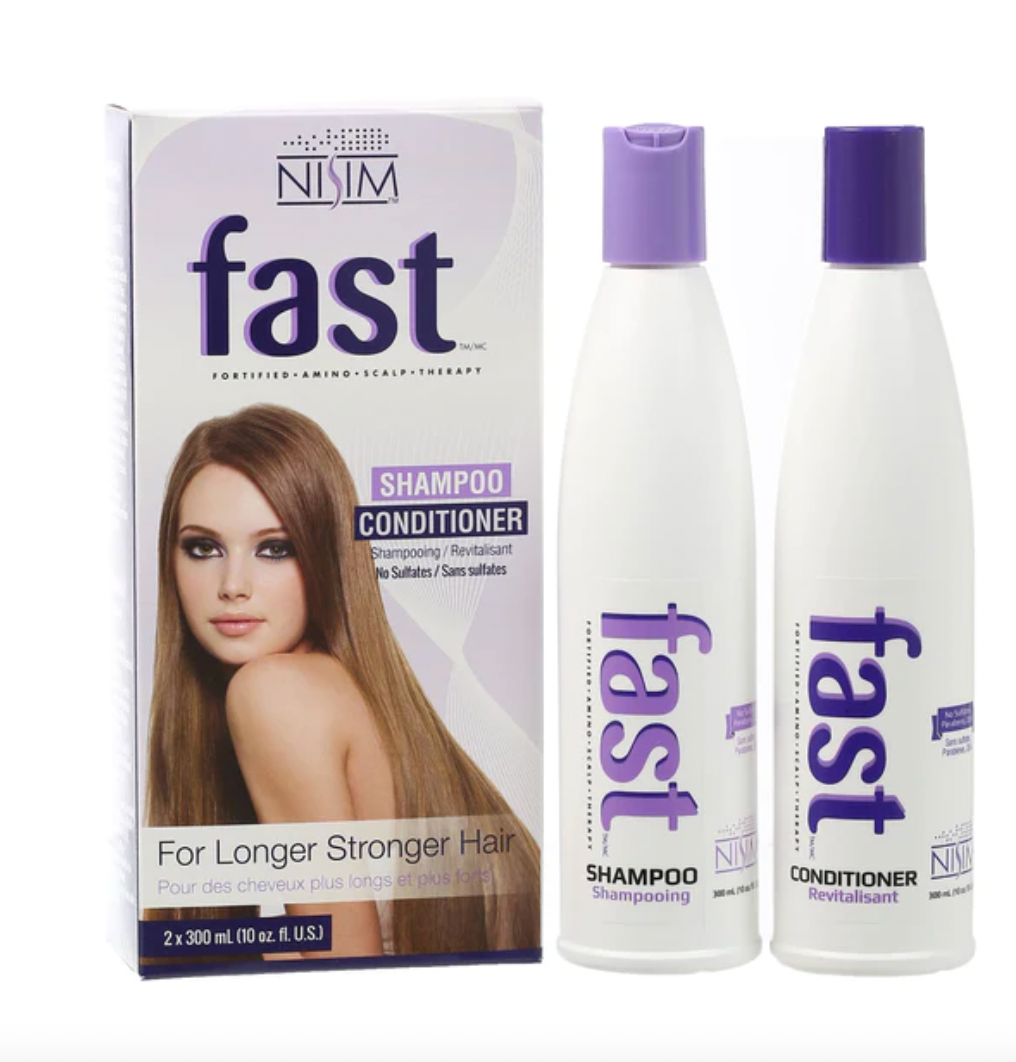 Nisim Fast duo shampooing et revitalisant (sans sulfates, parabènes, DEA)