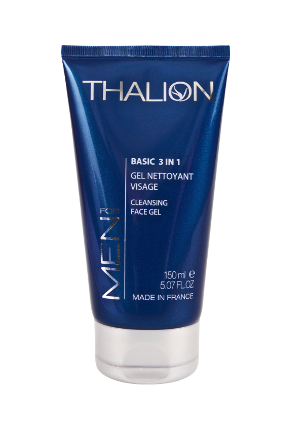 Basic 3 in 1 Gel Nettoyant Visage Thalion Men