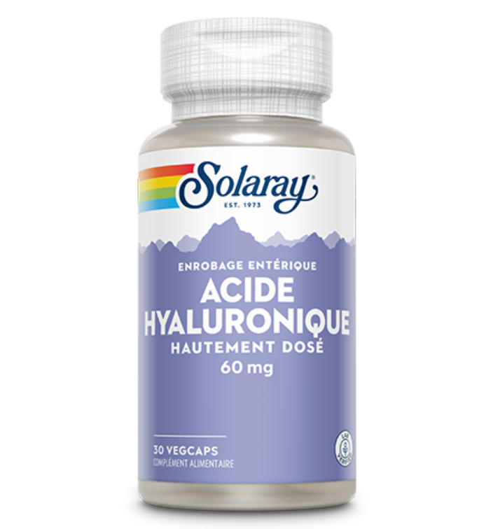 Acide Hyaluronique HD - 60mg - 30 capsules Solaray