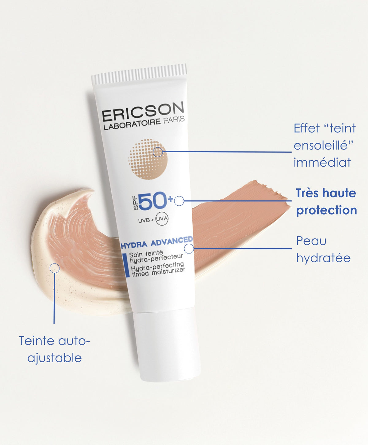 SOIN TEINTÉ HYDRA-PERFECTEUR SPF50+ Ericson