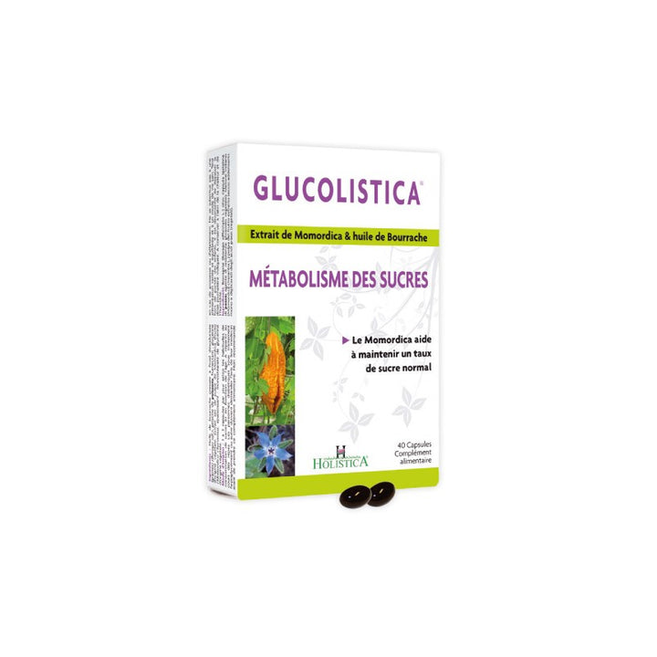 Holistica - Glucolistica Stop au grignotage 40 capsules