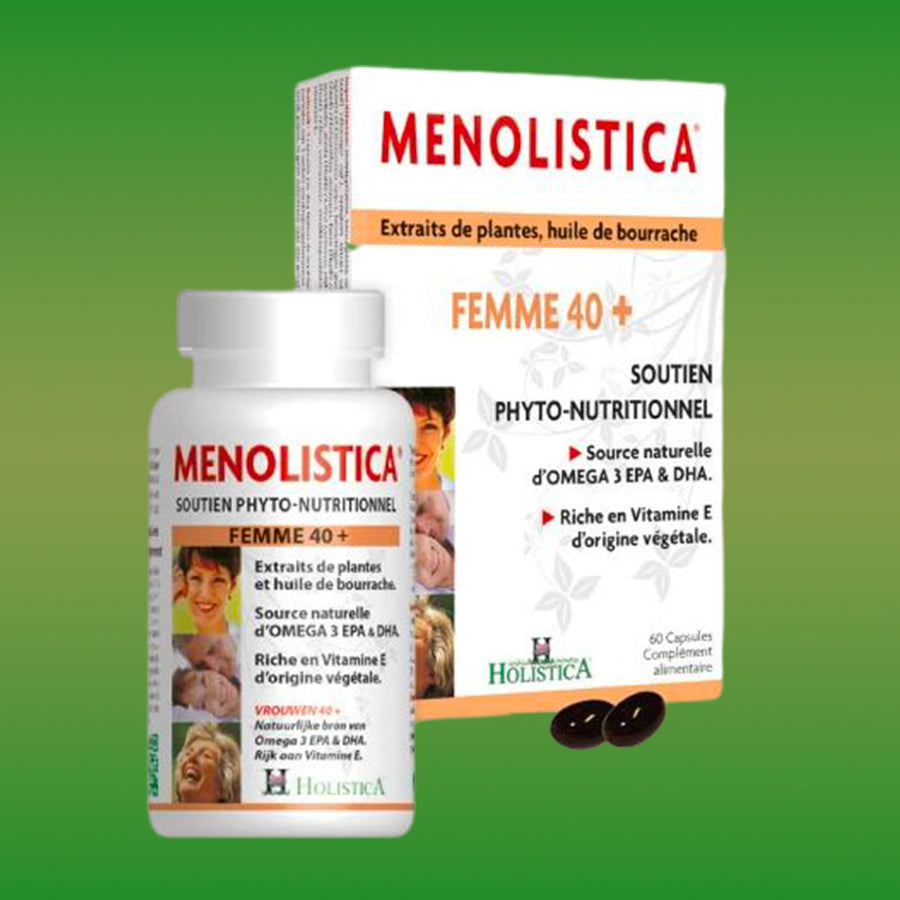 Complément alimentaire de ménopause Femme 40+ Menolistica